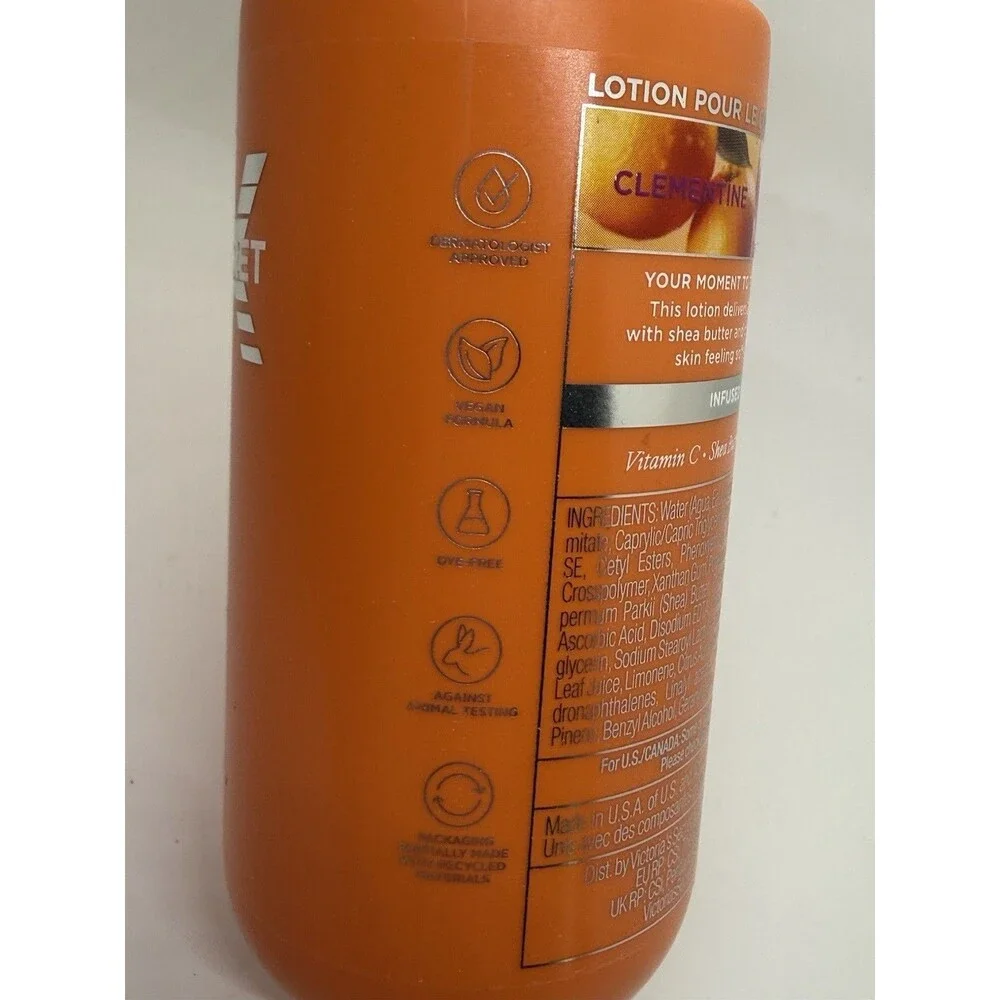 Victoria's Secret VSX Clementine & Hibiscus Body Lotion Vitamin C 10floz / 296ml